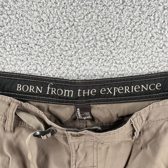 Prana Born From The Experience XL Men's Gray Hiking Pants 38X32 Breathe - Picture 2 of 3